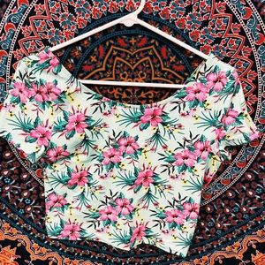 hawaiian crop top
